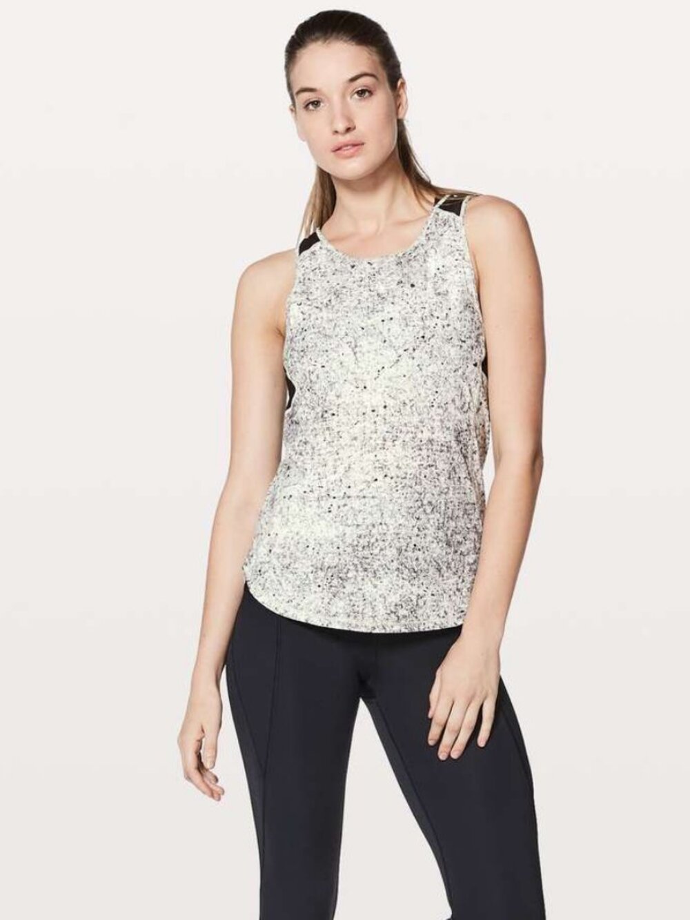 Lululemon Sculpt Tank II In Antiqued Starlight Black